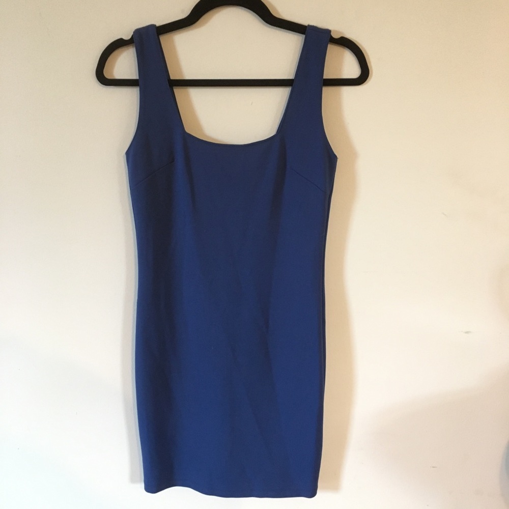 Navy blue bodycon dress